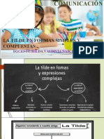 La Tilde en Formas Simples y Compuestas (Alumnos)