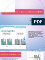 Compressible Flow of Gases, Klinkenberg Effect