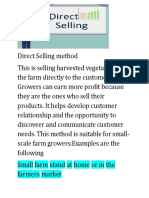 Direct Selling method