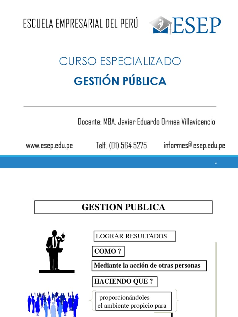 Gestión Pública | PDF | Administración Pública | Business