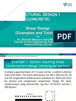 EnT Shear Design