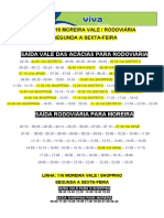 Horários Linha 116 Moreira Vale