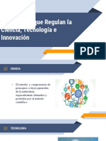 Organismos Internacionales Que Regulan La Ciencia, Tecnología e Innovación