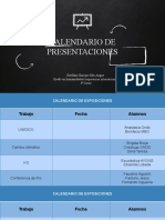 0.1. Calendario de Presentaciones