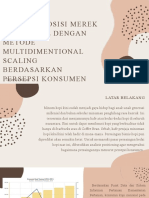 Analisis Potitioning Brand Kopi Lokal Dengan Metode Multidimentional Scalling Berdasarkan Persepsi Konsumen