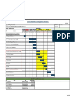 Chemical Pickling & Hot Oil Flushing Operation Plan Schedule