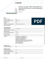 Product Data Sheet: Switch Actuator REG-K/8x230/16 W. Manual Mode and Current Detection, Light Grey