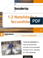 1.2 Natalidade e Fecundidade