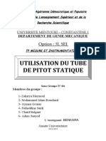 Utilisation Du Tube de Pitot Statique: Option: 3L Sei