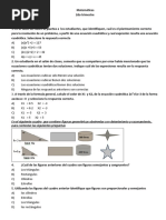 Examen Matemáticas 3ro Secundaria