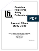 BCRSP Law and Ethics Study Guide - 2016 Edition