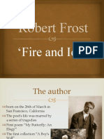 Robert Frost: Fire and Ice'