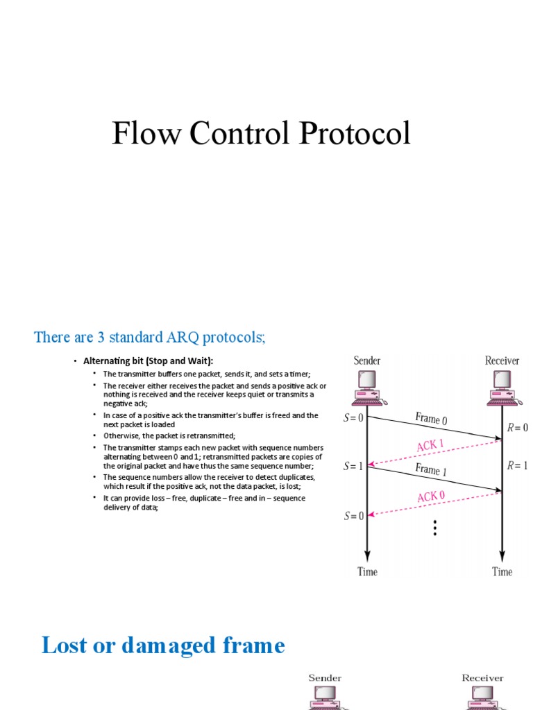 Flow Control Protocol | Download Free PDF | Transmission Control ...