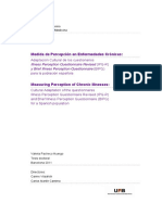 Medida de Percepción en Enfermedades Crónicas - Measuring Perception of Chronic Illnesses