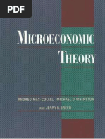 Microeconomic Theory - Mas-Colell | PDF