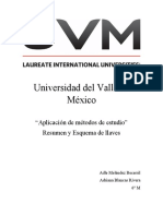 UV México Métodos Estudio Resumen Esquema Llaves