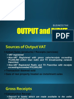 Output and Input VAT: Business Tax