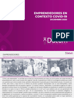Emprendedores en Contexto COVID-19 en Perú