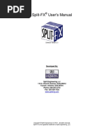 Split-FX User's Manual: Software Version 2.1