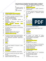 Teste Supravegherea Igienica A Mediului Si Sanatatii - 2021-2022