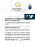 Cancelacion de Proceso de Compra de Materiales para Mantenimiento