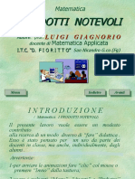 Luigi Giagnorio - I prodotti notevoli