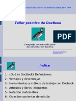 DocBook taller práctico UPV