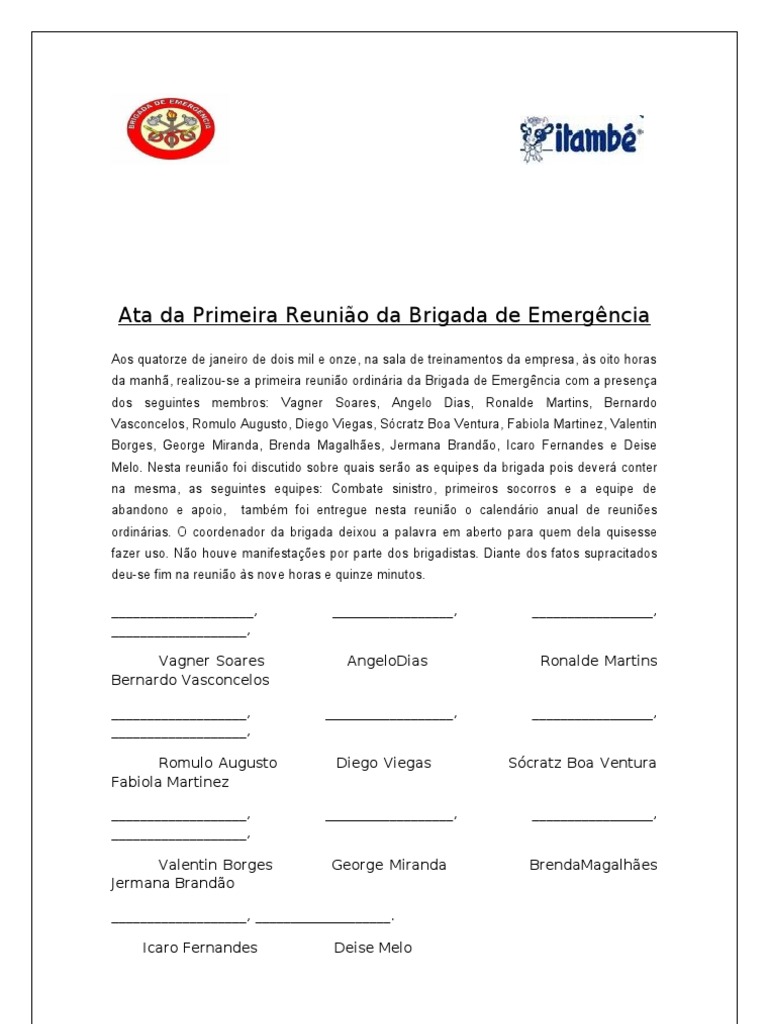 ata de reuni%C3%A3o