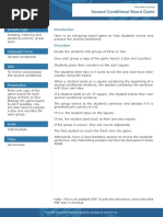 Second Conditional Board Game