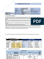 Programación Anual 2021 de Educación para el Trabajo