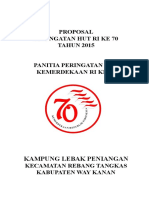 Proposal Peringatan Hut Ri Ke 70 Kampung Lebak Peniangan Alfa