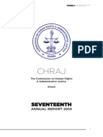 Ghana CHRAJ Annual Report 2010 en