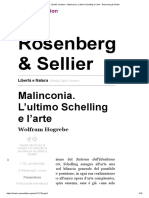 Libertà e Natura - Malinconia. L’Ultimo Schelling e l’Arte - Rosenberg & Sellier