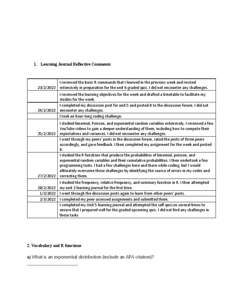 R Commands for Probability Distributions | PDF | Probability ...