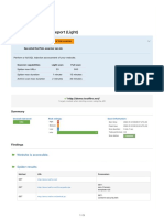 SQL Injection Scanner Report (Light)