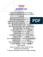 Poesía Dia Del Padre