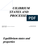 Equilibrium States and Processes