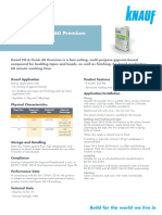 Knauf Fill & Finish 60 Premium: Data Sheet