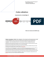 Fredius Reflexifrons - Caranguejo de Água Doce - Lista Vermelha de Espécies Ameaçadas de Extinção Da IUCN (2008)