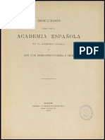 Discurso Ingreso Luis Fernandez-Guerra y Orbe