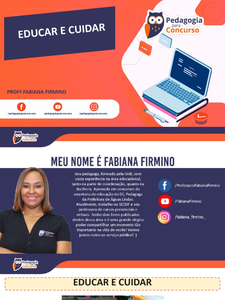 Educar e Cuidar Na Educação Infantil | PDF | Pré-escola | Aprendizado