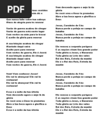 Letra Hino - O FOGO ARDERÁ | PDF | Amor | Deus