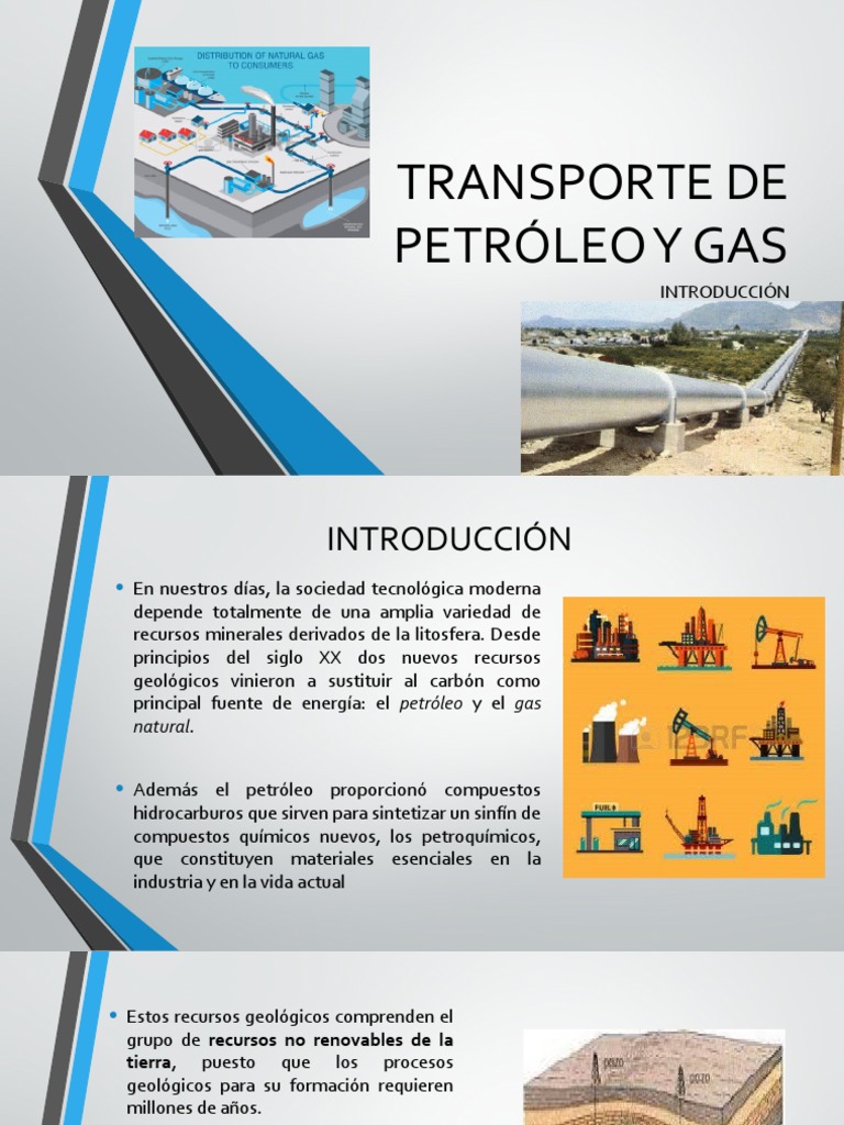 Transporte y Composición del Petróleo y Gas | PDF | Petróleo | Gas natural