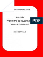 Ebook en PDF BIOLOGIA PREGUNTAS DE SELECTIVIDAD ANDALUCIA 2001 2012