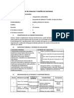 Analisis y Diseno de Sistemas