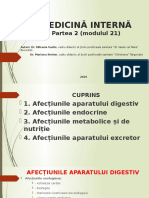 Medicină Internă: Partea 2 (Modulul 21)