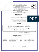 L'étude Des Champignons Phyto-Pathogénes Du Blé Tendre (Triticum Aestivum) de La Région de Bordj Bou Arreridj.