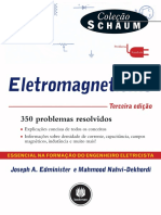 Resumo Eletromagnetismo 350 Problemas Resolvidos Colecao Schaum Joseph A Edminister