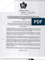 Decreto No. 0349 Alerta Amarilla Elecciones en El Tolima