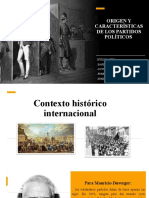 Exposicion Origen de Los Partidos Politicos